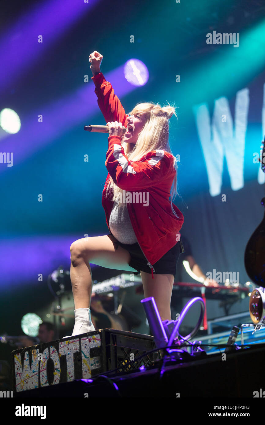 Montreal Jazz Festival, a piedi fuori terra le prestazioni Foto Stock