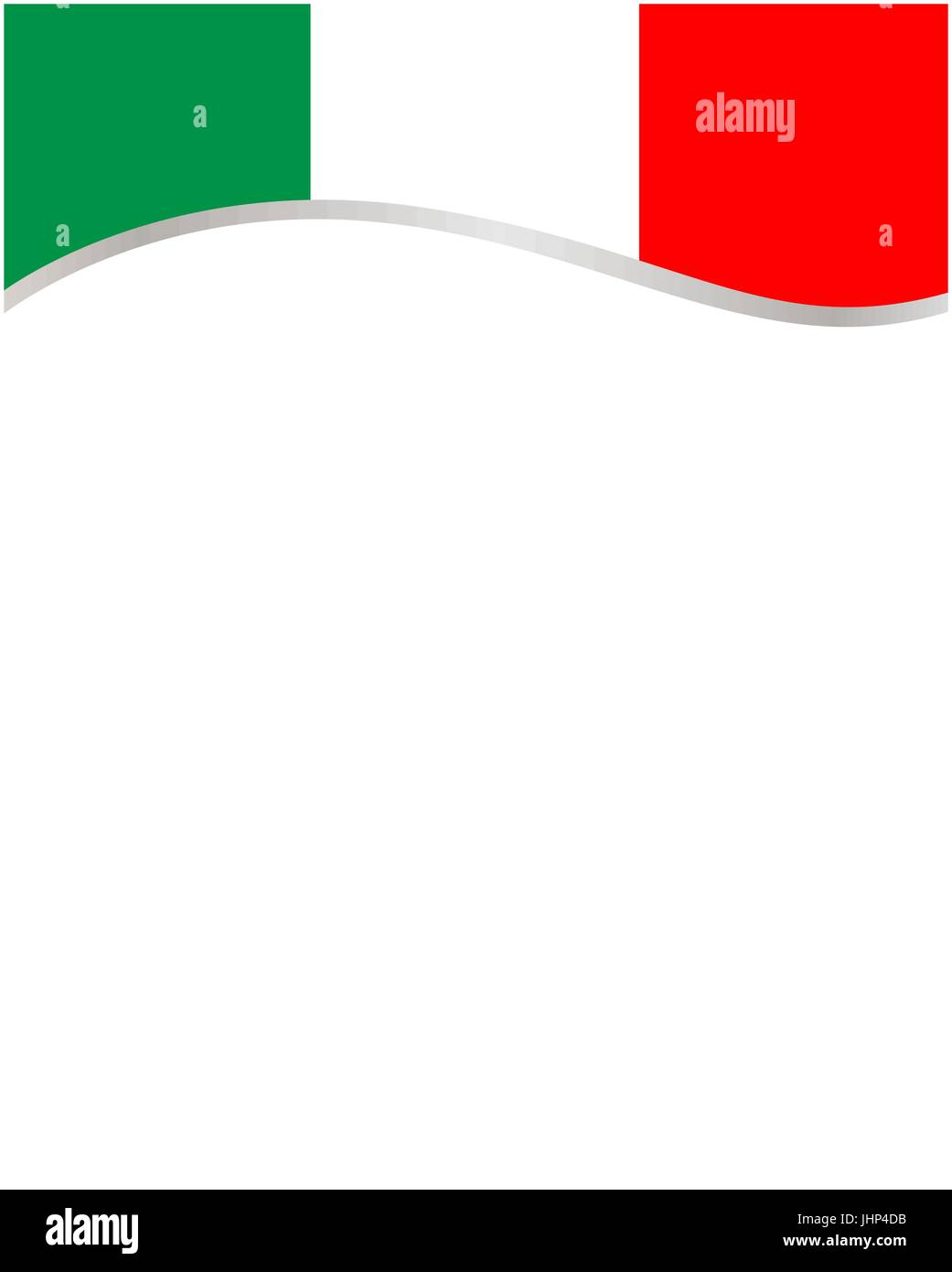 Bandiera Italiana Frame Con Spazio Vuoto Per Il Testo Immagine E Vettoriale Alamy