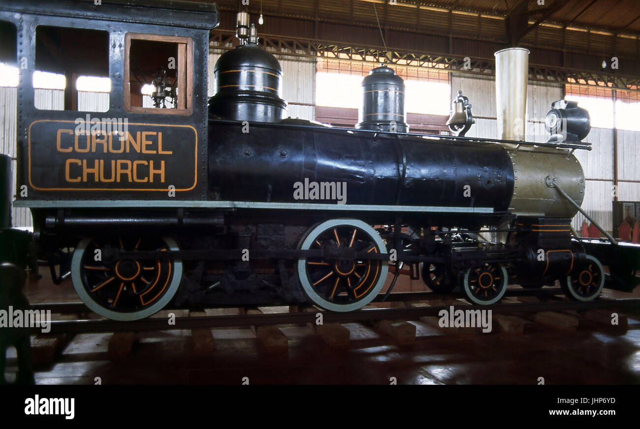 Museo Collezione; ferrovia; Madera Mamoré; Porto Velho; Rondônia; Brasile Foto Stock