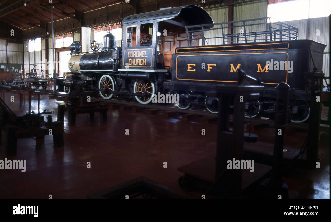 Museo Collezione; ferrovia; Madera Mamoré; Porto Velho; Rondônia; Brasile Foto Stock