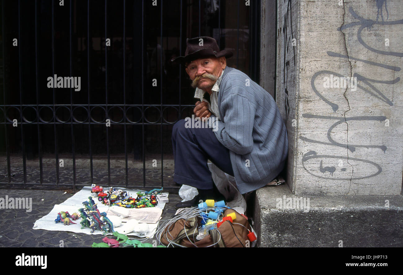 Street abitatori; Henrique Schaumann; São Paulo, Brasile Foto Stock