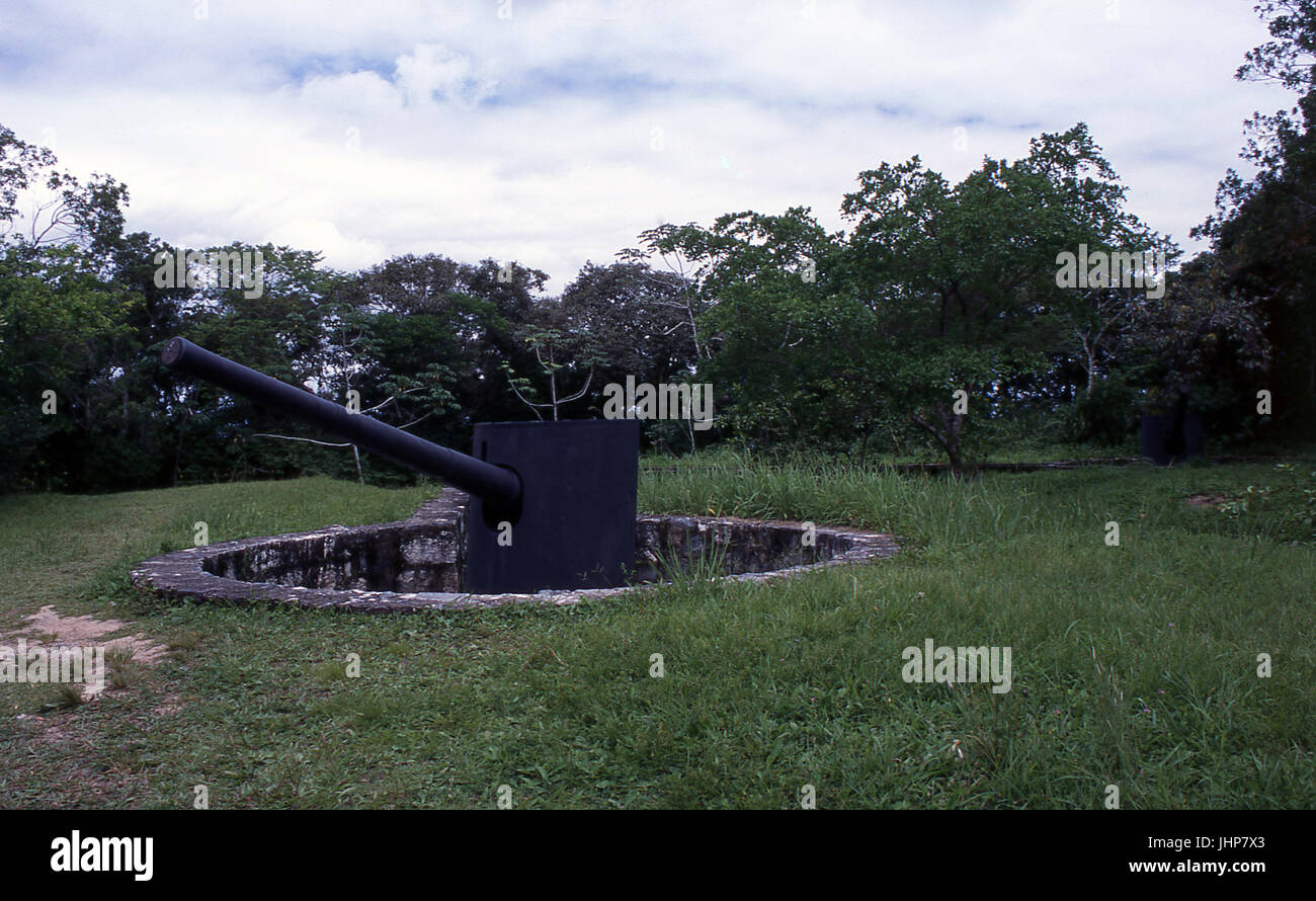 Il cannone; XVIII secolo XIX; rocca Madonna di piaceri; Paraná; Brasile Foto Stock