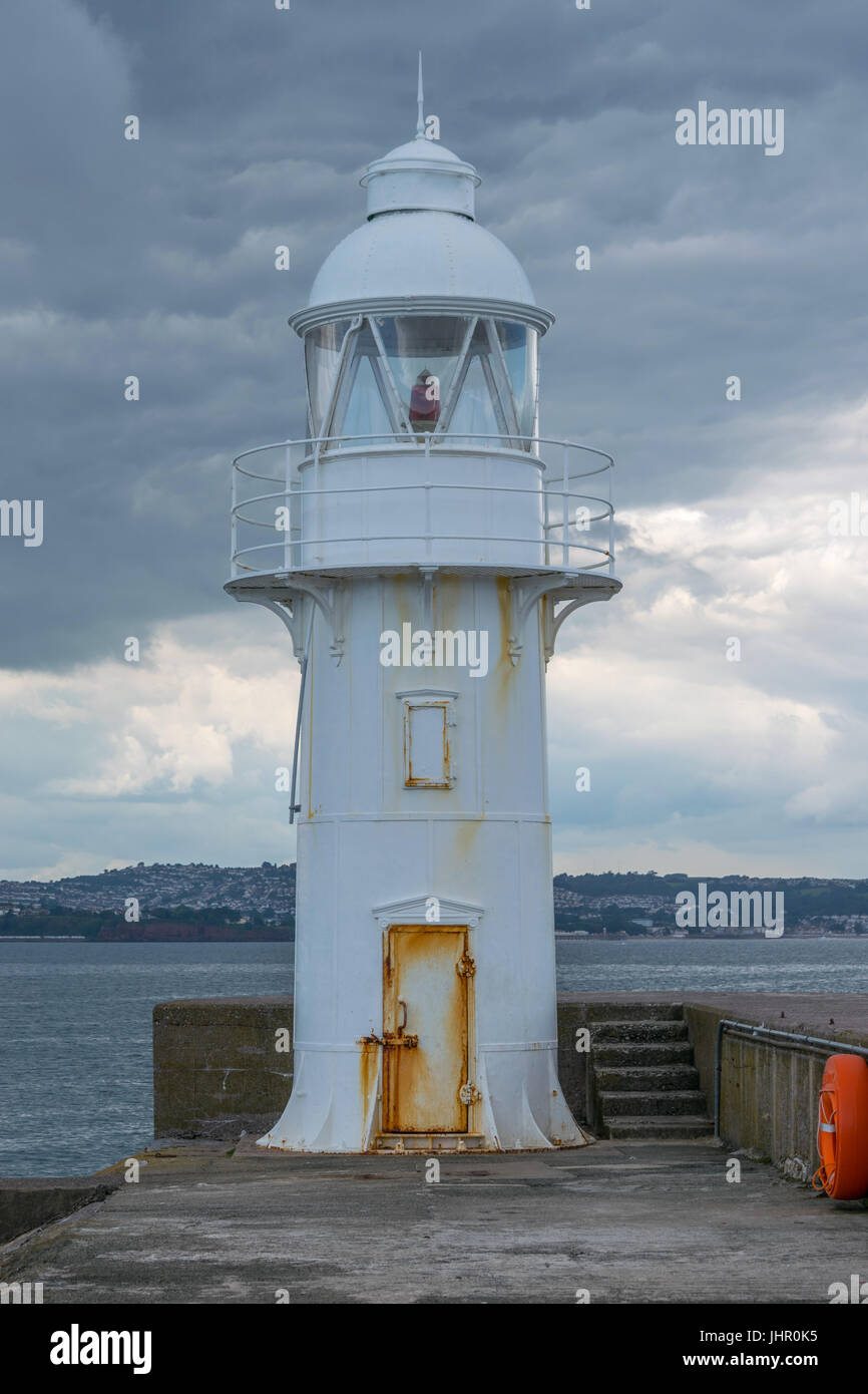 Faro di maltempo Foto Stock