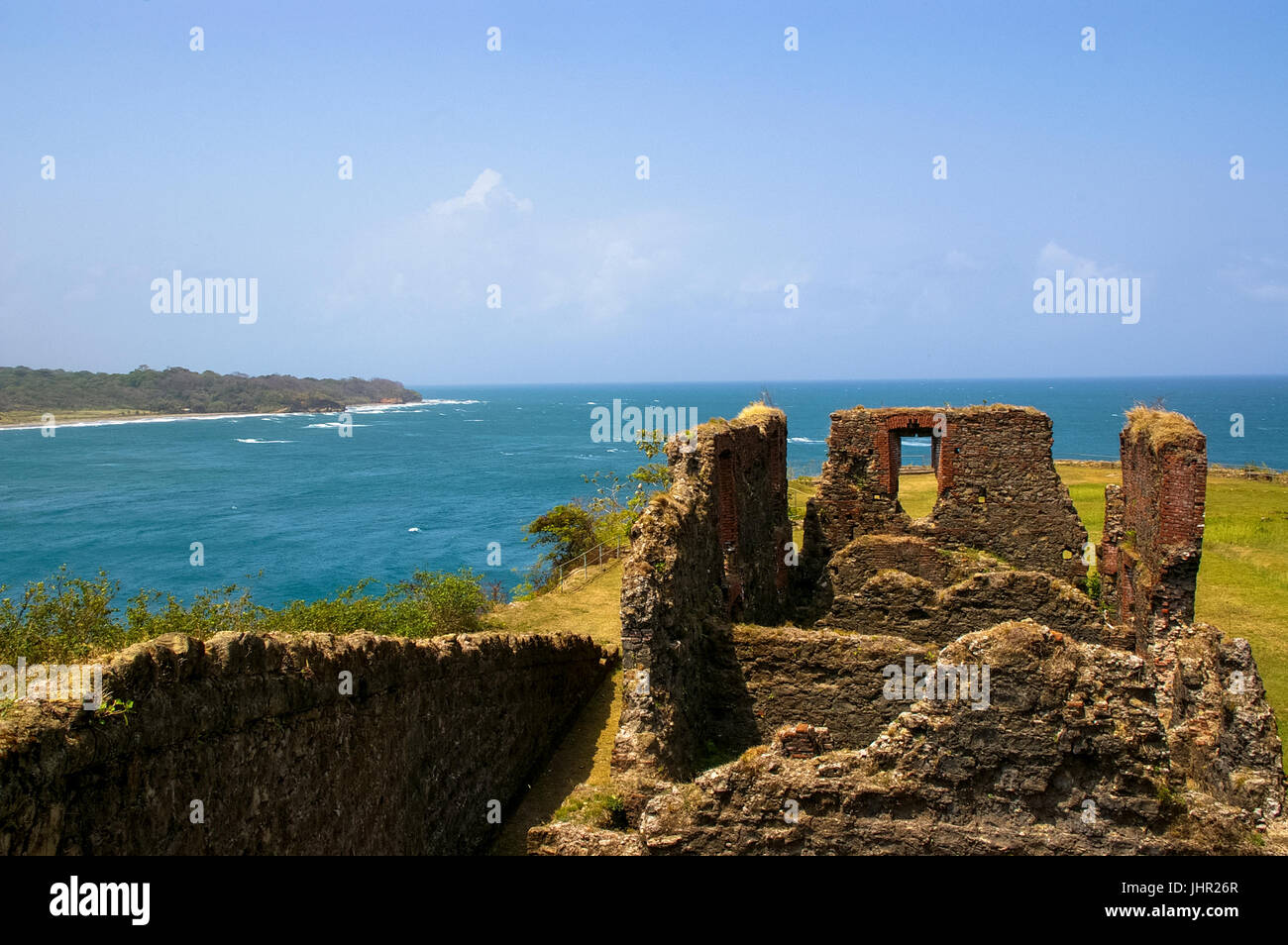 Fuerte San Lorenzo, immagine scattata a Panama Foto Stock
