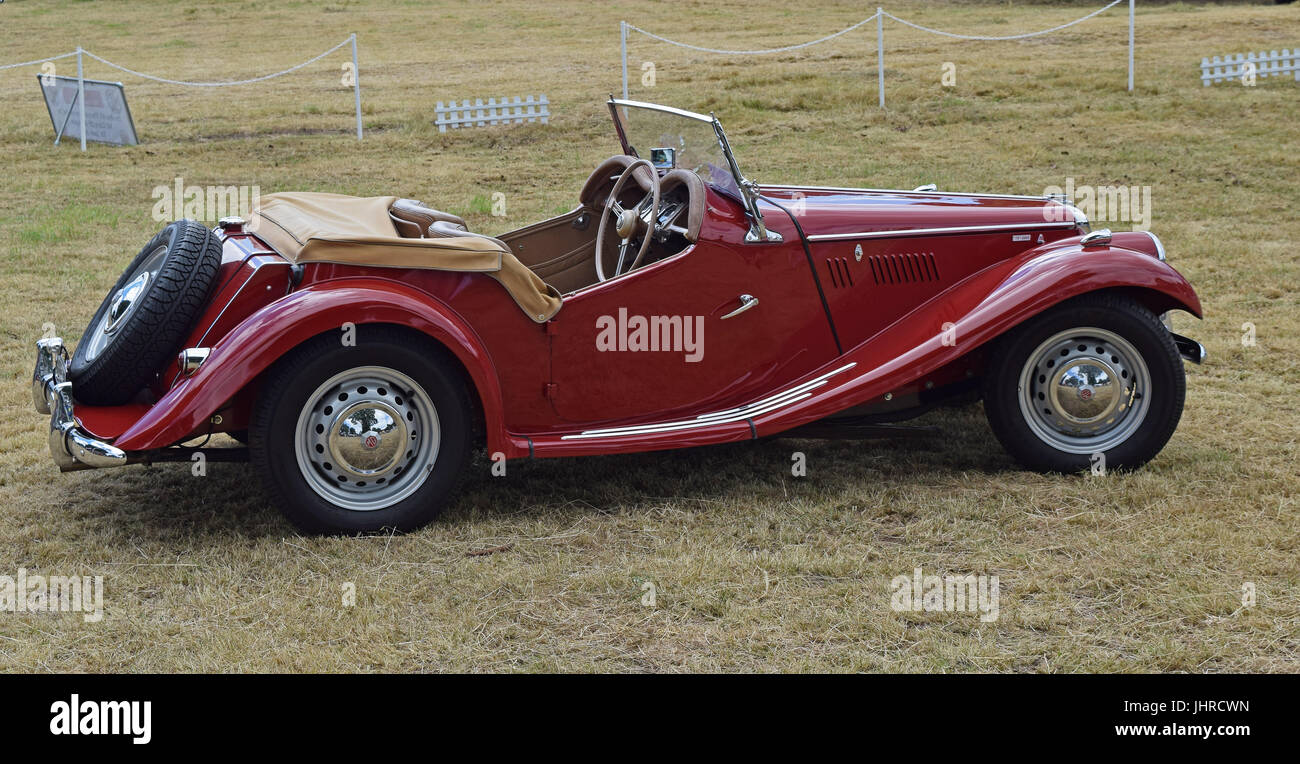 MG TF1500 - Glamis stravaganza motore 2017, Glamis Castle, Angus, Scozia Foto Stock