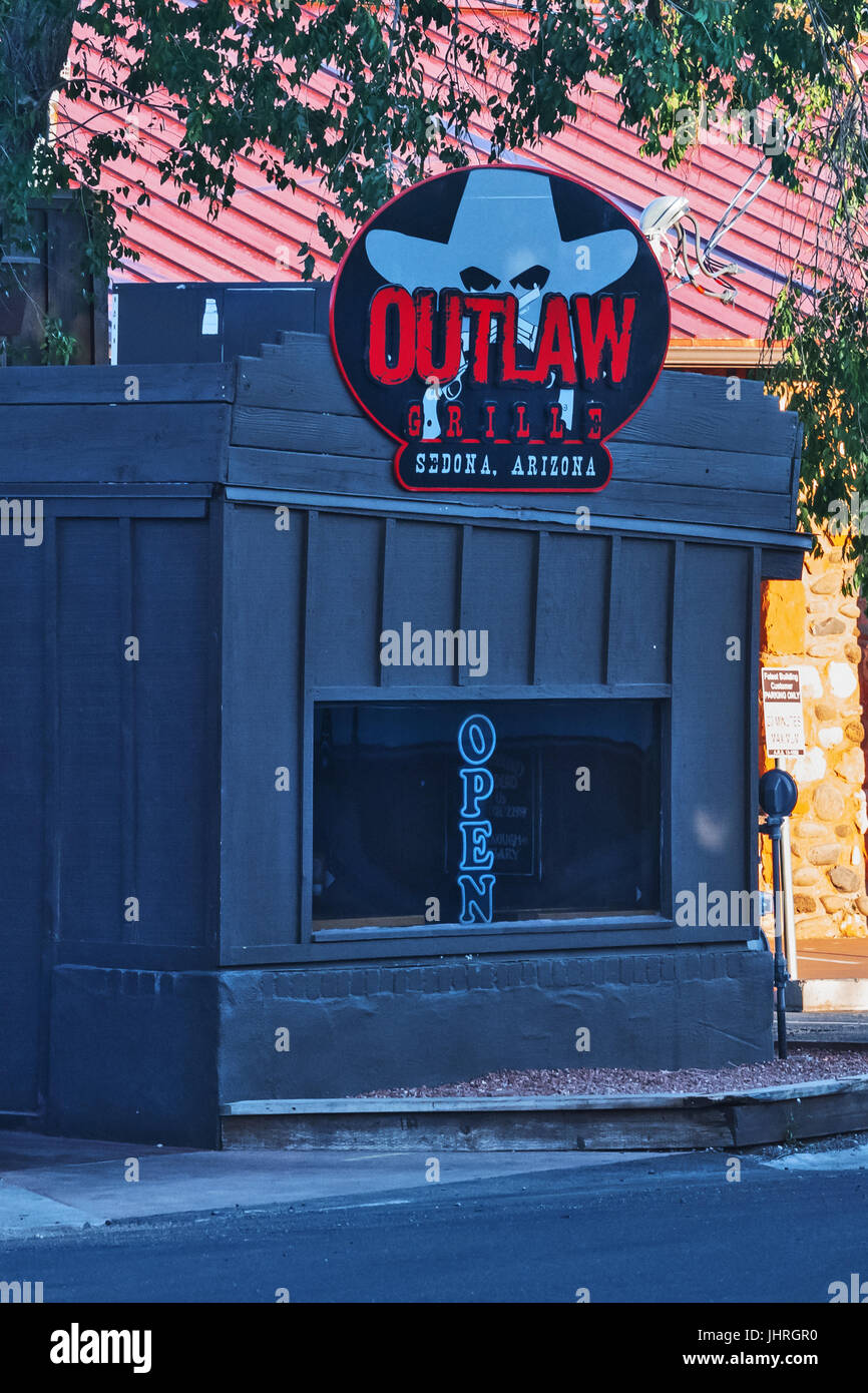 , Di Sedona in Arizona deserto città , STATI UNITI Foto Stock