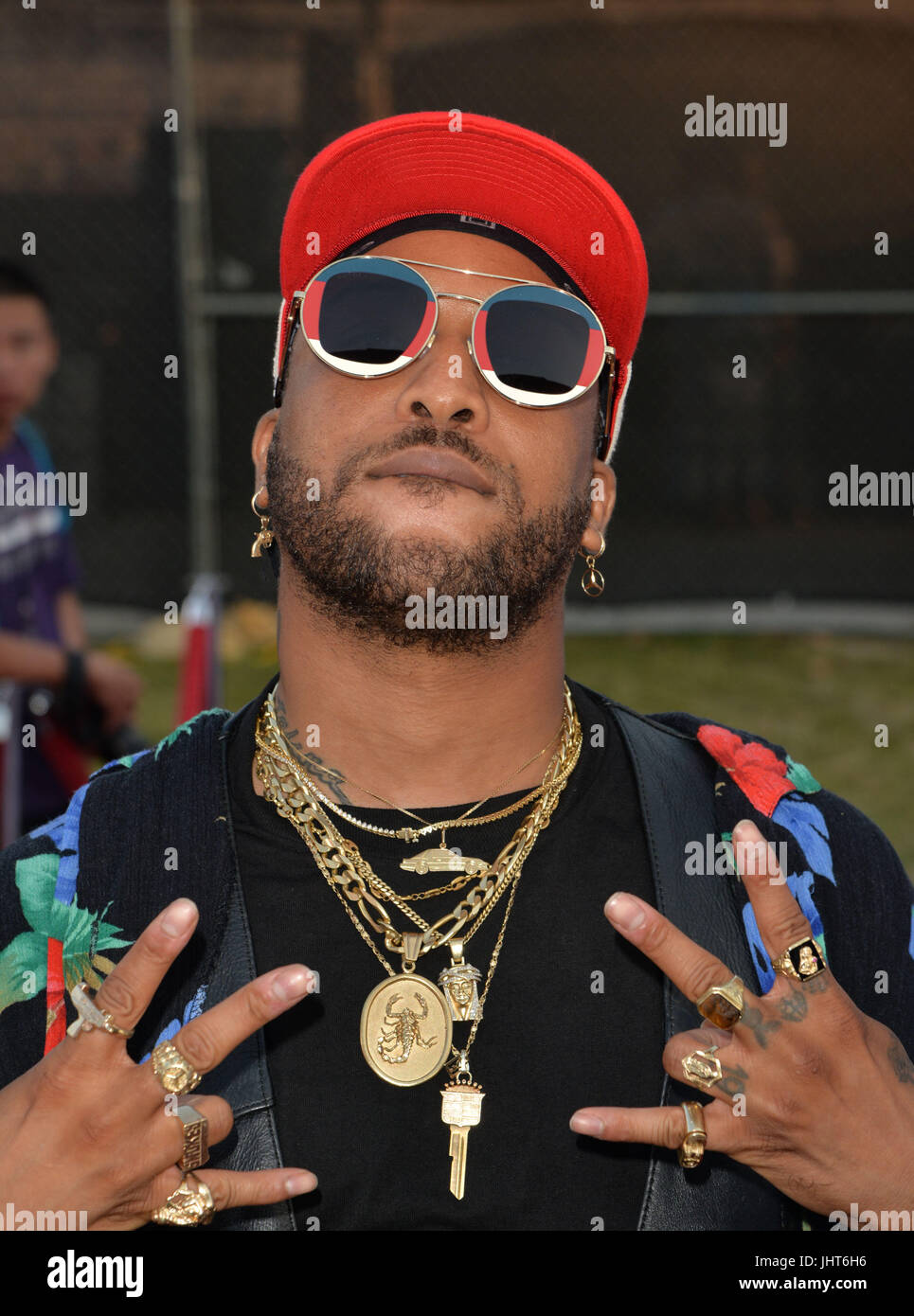 Los Angeles, Ca, Stati Uniti d'America. 14 Luglio, 2017. Ro Giacomo a LA Soul Festival in Los Angeles, California. Luglio 14, 2017. Credito: Koi Sojer/Snap'n u foto/media/punzone Alamy Live News Foto Stock