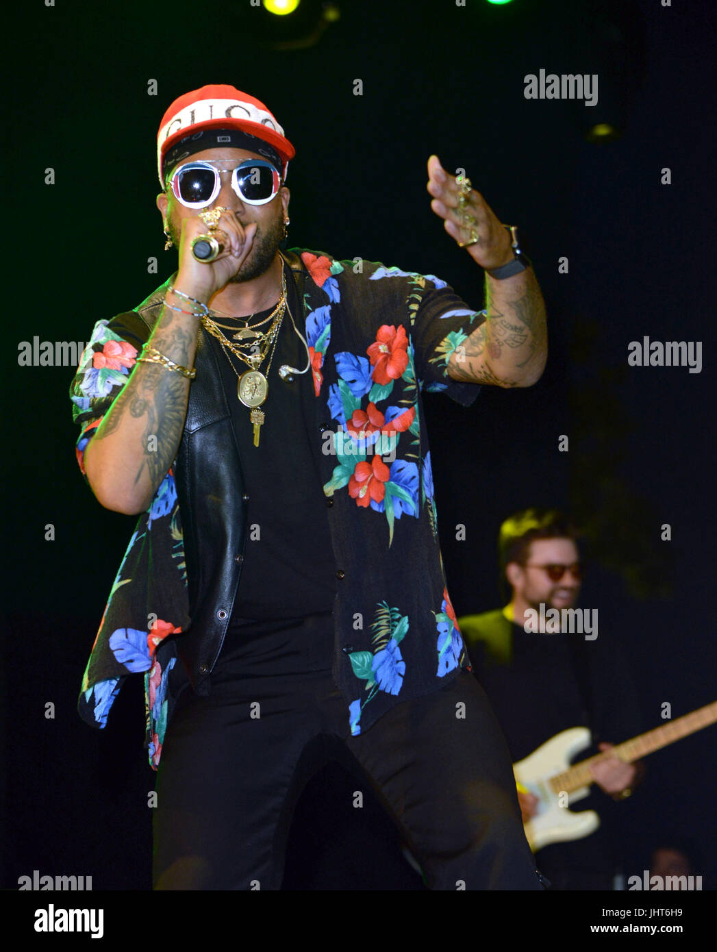 Los Angeles, Ca, Stati Uniti d'America. 14 Luglio, 2017. Ro Giacomo a LA Soul Festival in Los Angeles, California. Luglio 14, 2017. Credito: Koi Sojer/Snap'n u foto/media/punzone Alamy Live News Foto Stock