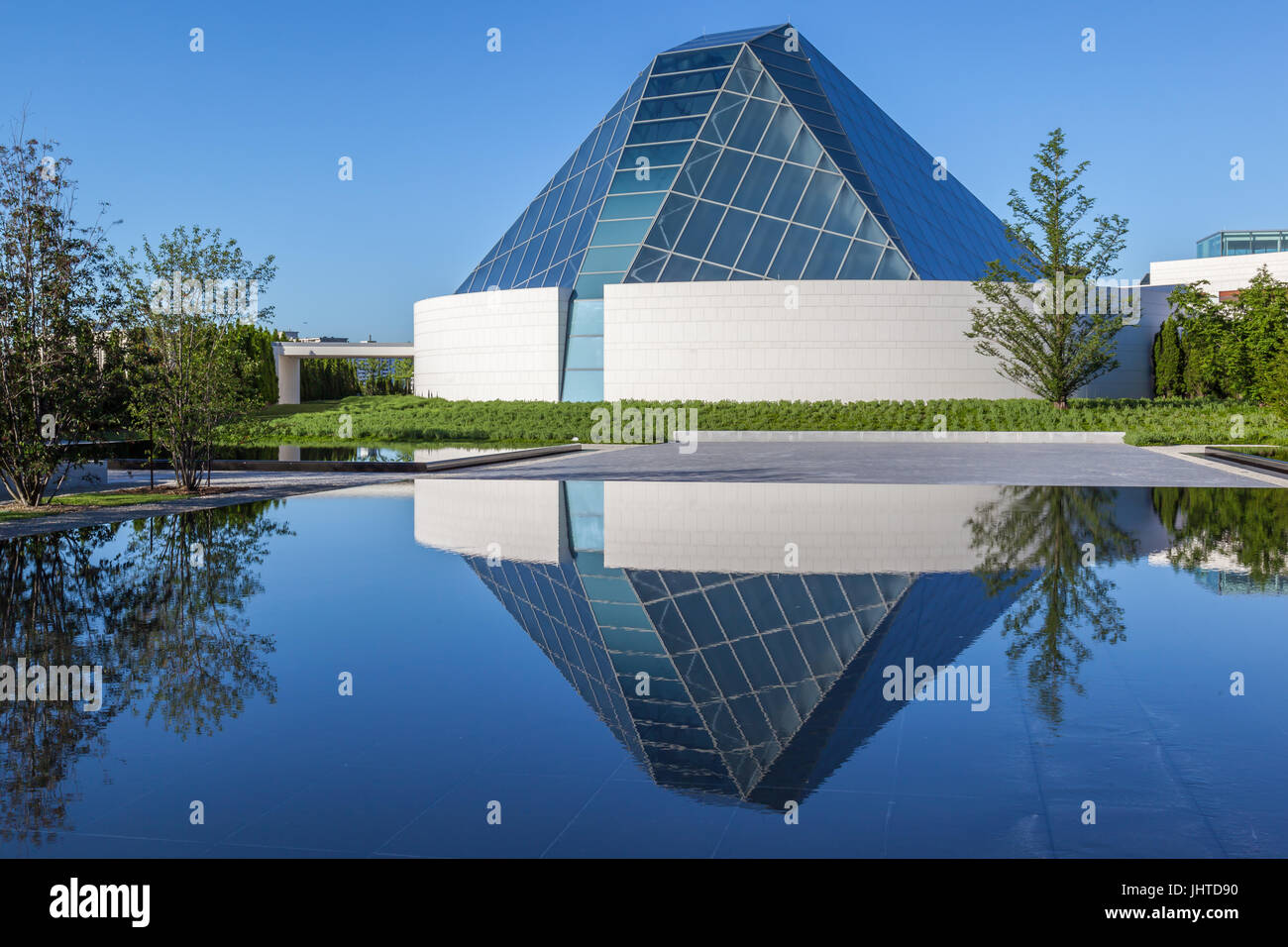 Vista esterna del Centro di Ismaili a Toronto, la sesta di tali Ismaili Center in tutto il mondo. Foto Stock