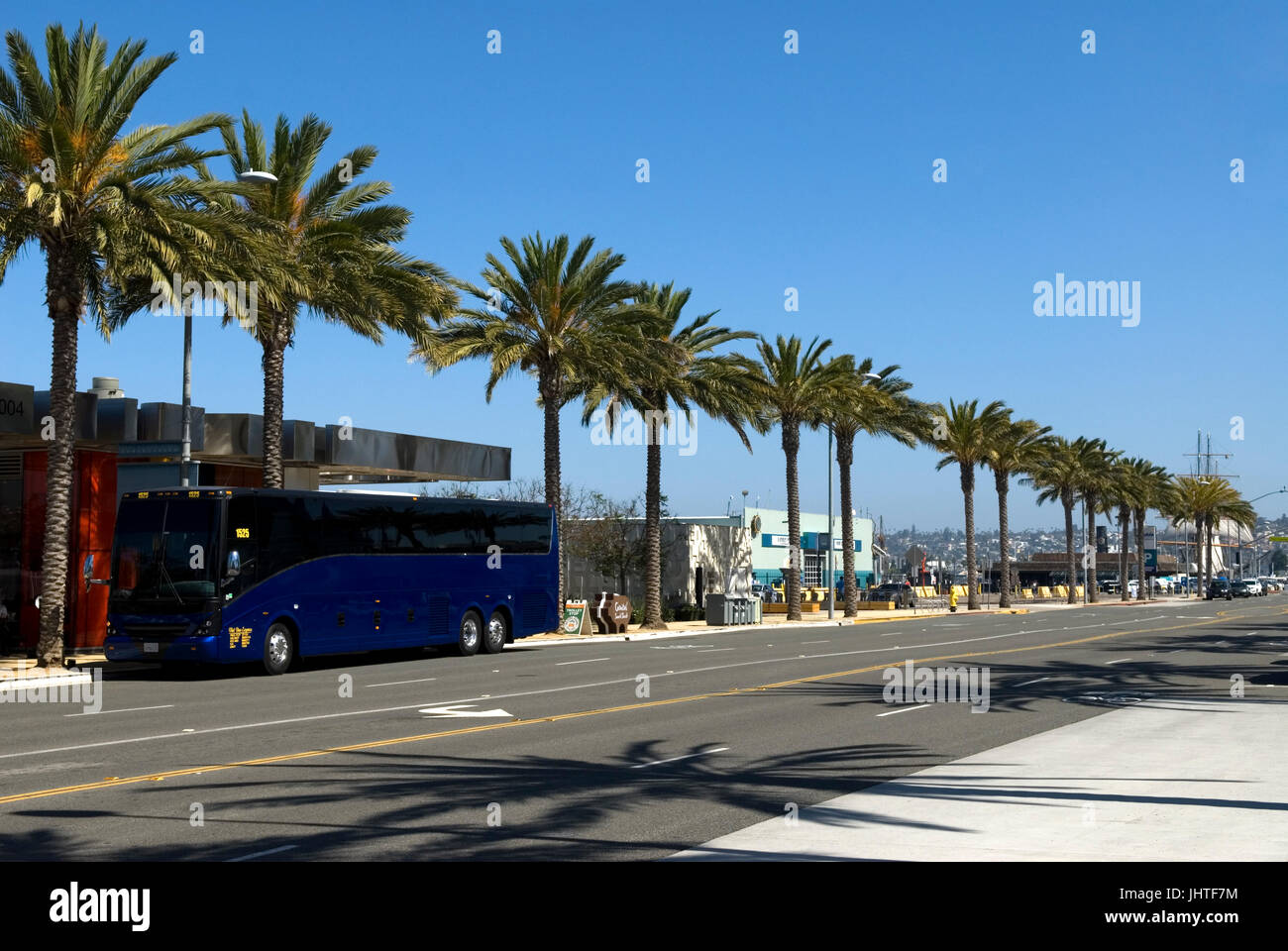 Harbor Drive a San Diego, California, USA. Foto Stock