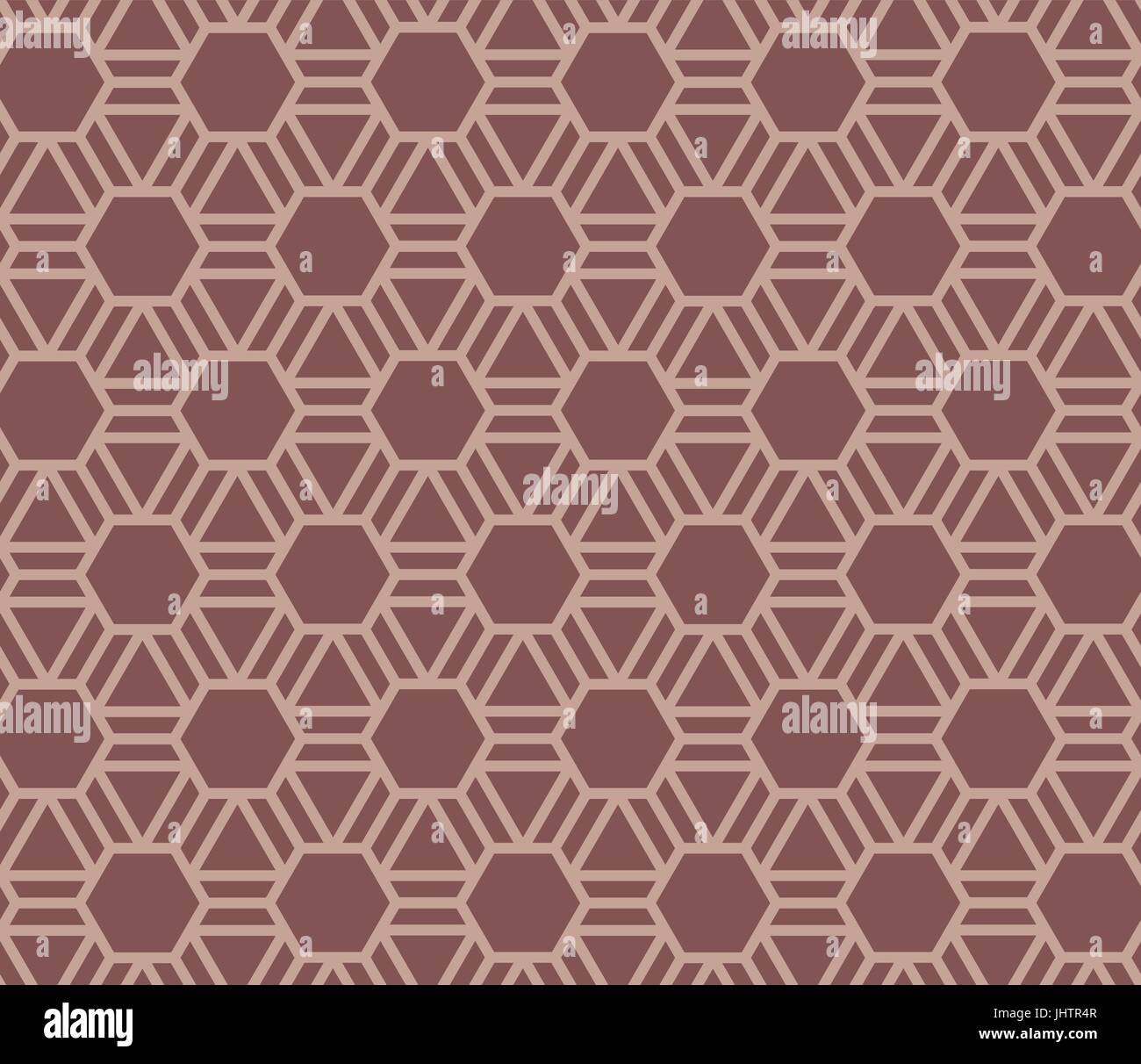 Seamless pattern geometrico astratto ornamento In vintage stile orientale Illustrazione Vettoriale