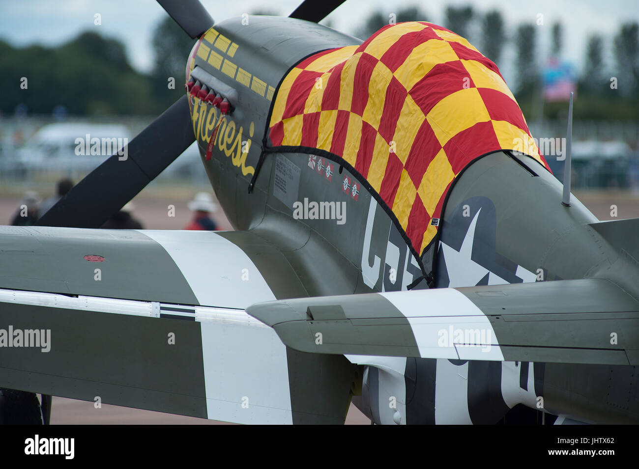 Il 2017 Royal International Air Tattoo, RIAT17, RAF Fairford, Gloucestershire, Inghilterra - uno dei più grandi del mondo airshows. Credito: Malcolm Park Foto Stock
