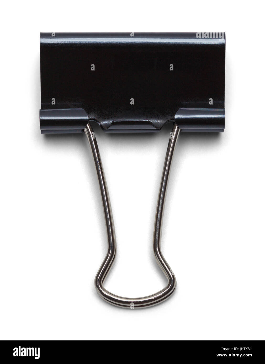 Il legante di chiusura graffa isolato su sfondo bianco. Foto Stock