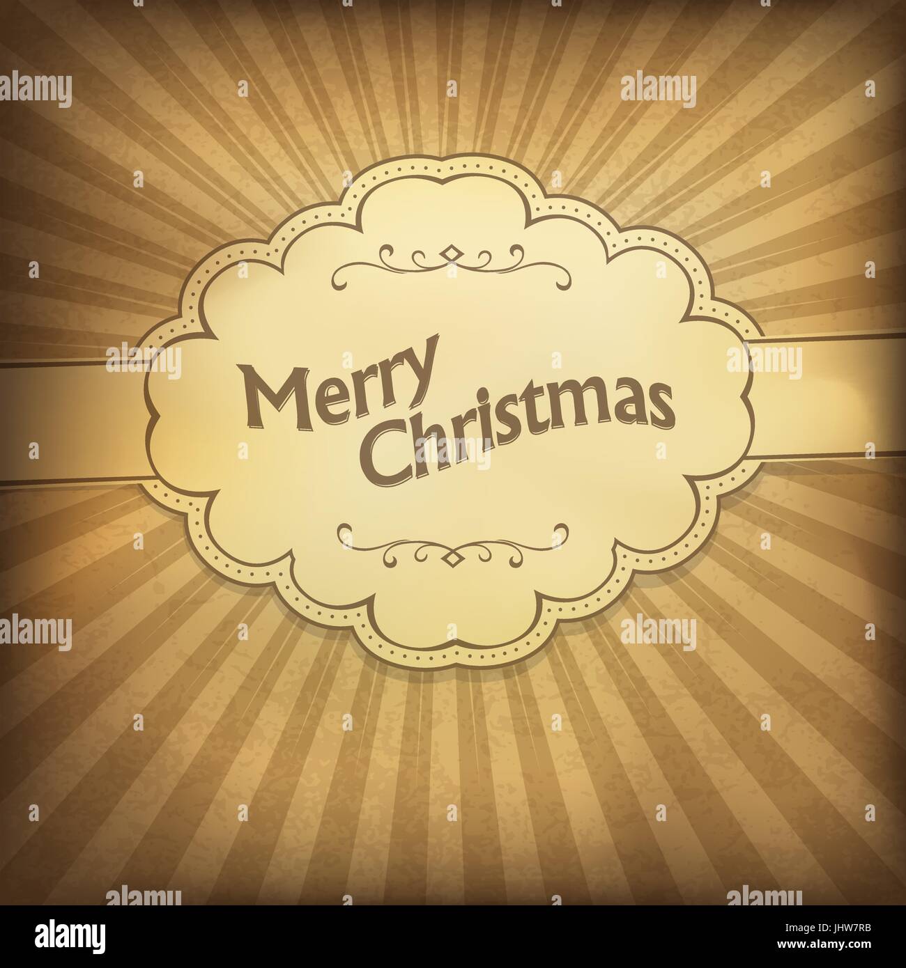 Seasons greeting card retrò. Illustrazione vettoriale EPS10. Illustrazione Vettoriale