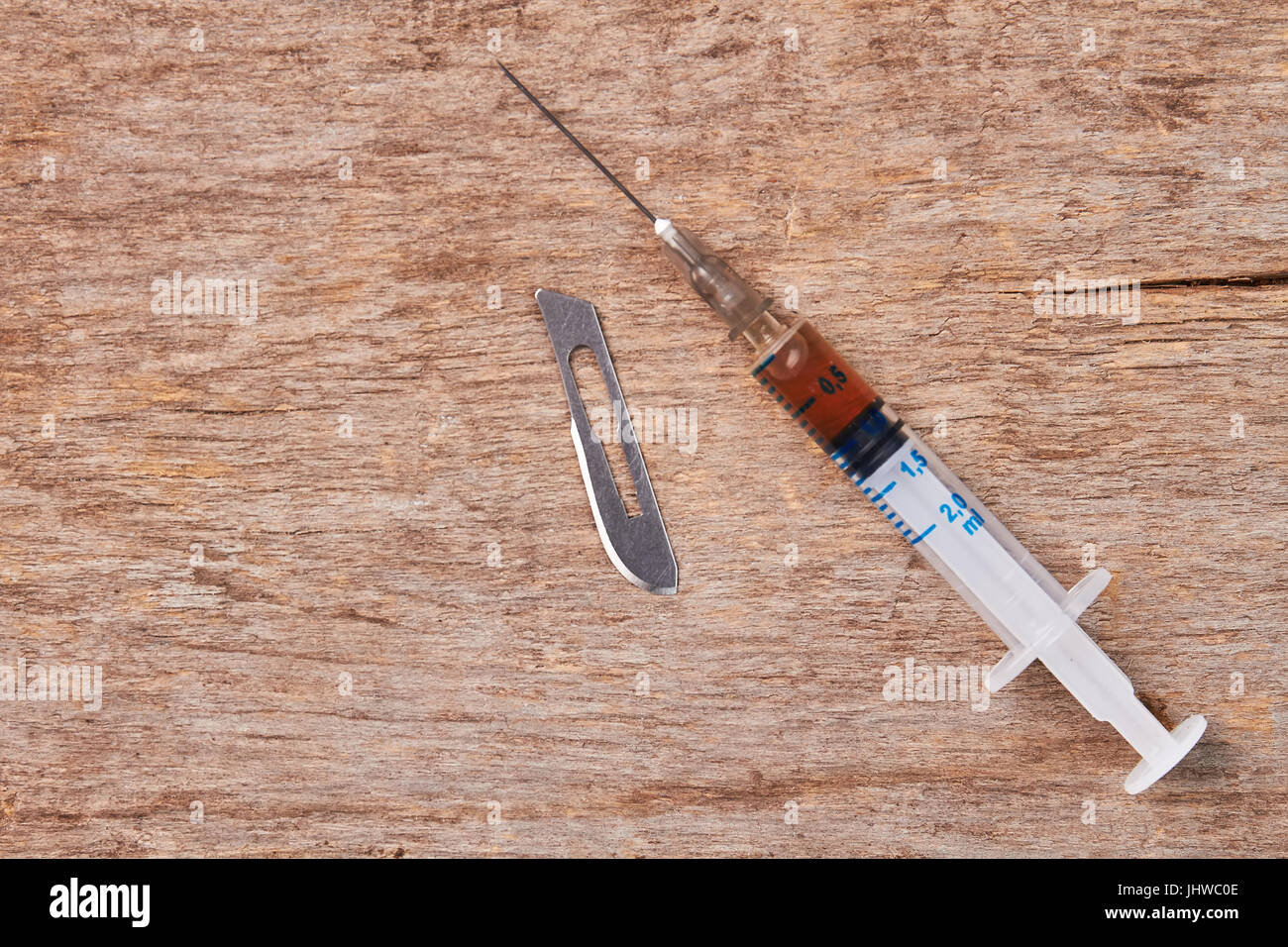 La verità sulla droga. Foto Stock