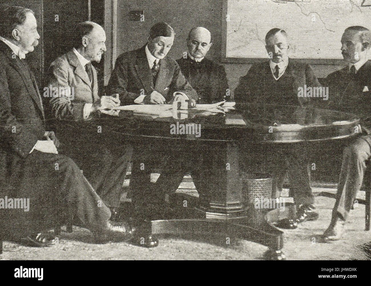 Firma di noi prestito alla Gran Bretagna 1917 Foto Stock