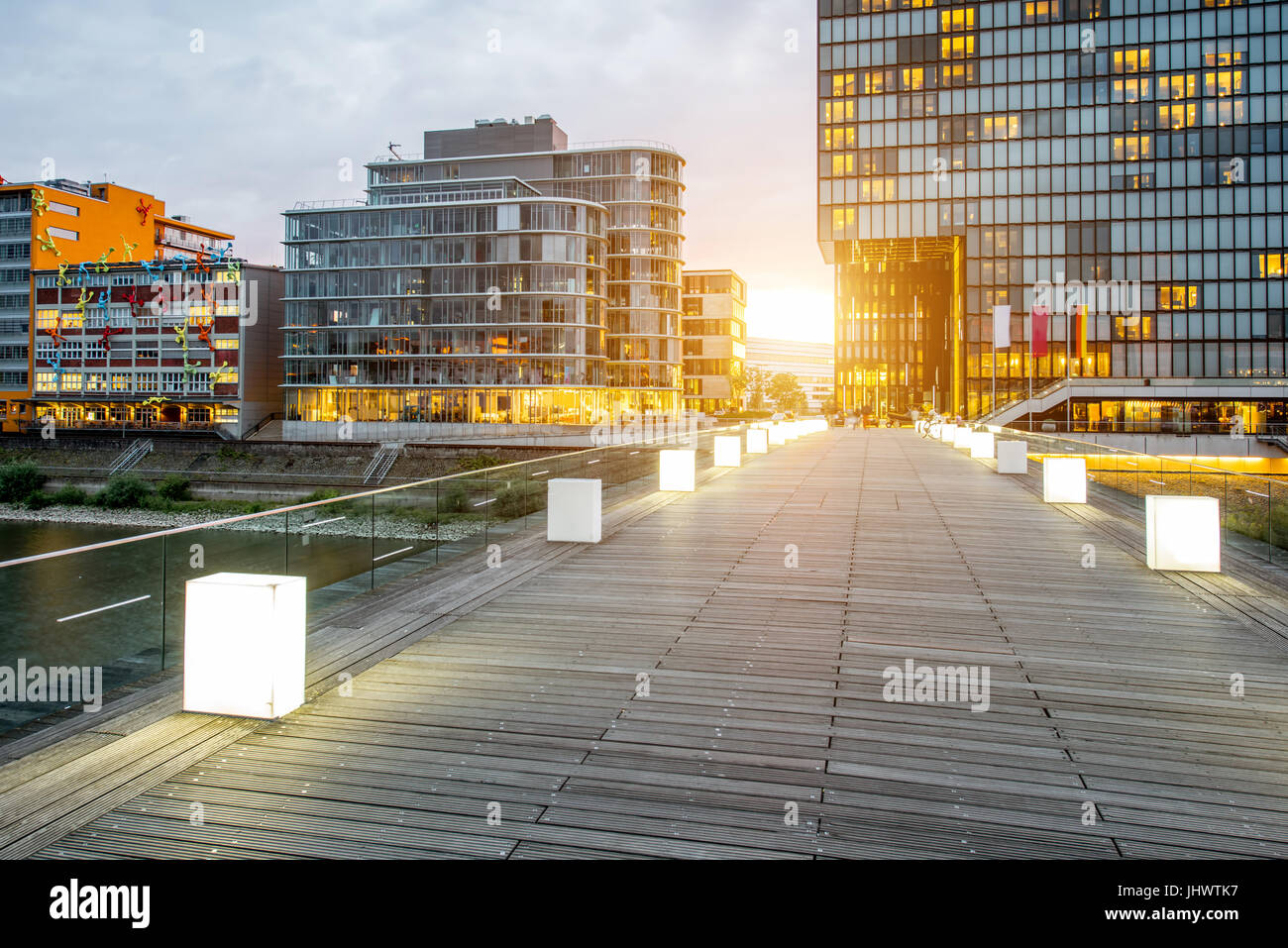 Dusseldorf City in Germania Foto Stock