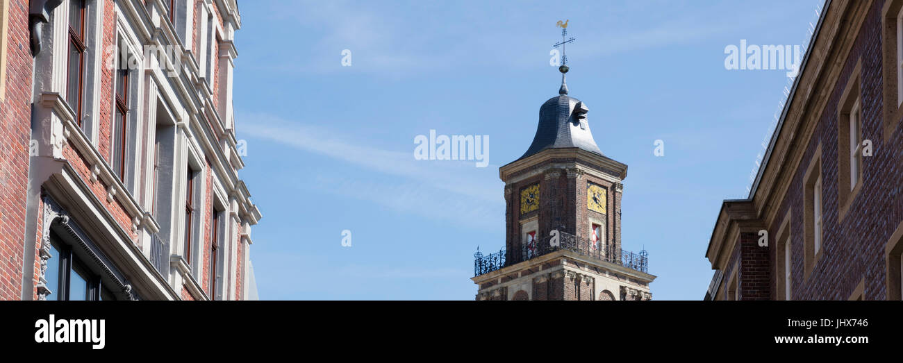 San Lamberti chiesa, Coesfeld, Münsterland, Renania settentrionale-Vestfalia, Germania, Europa Foto Stock