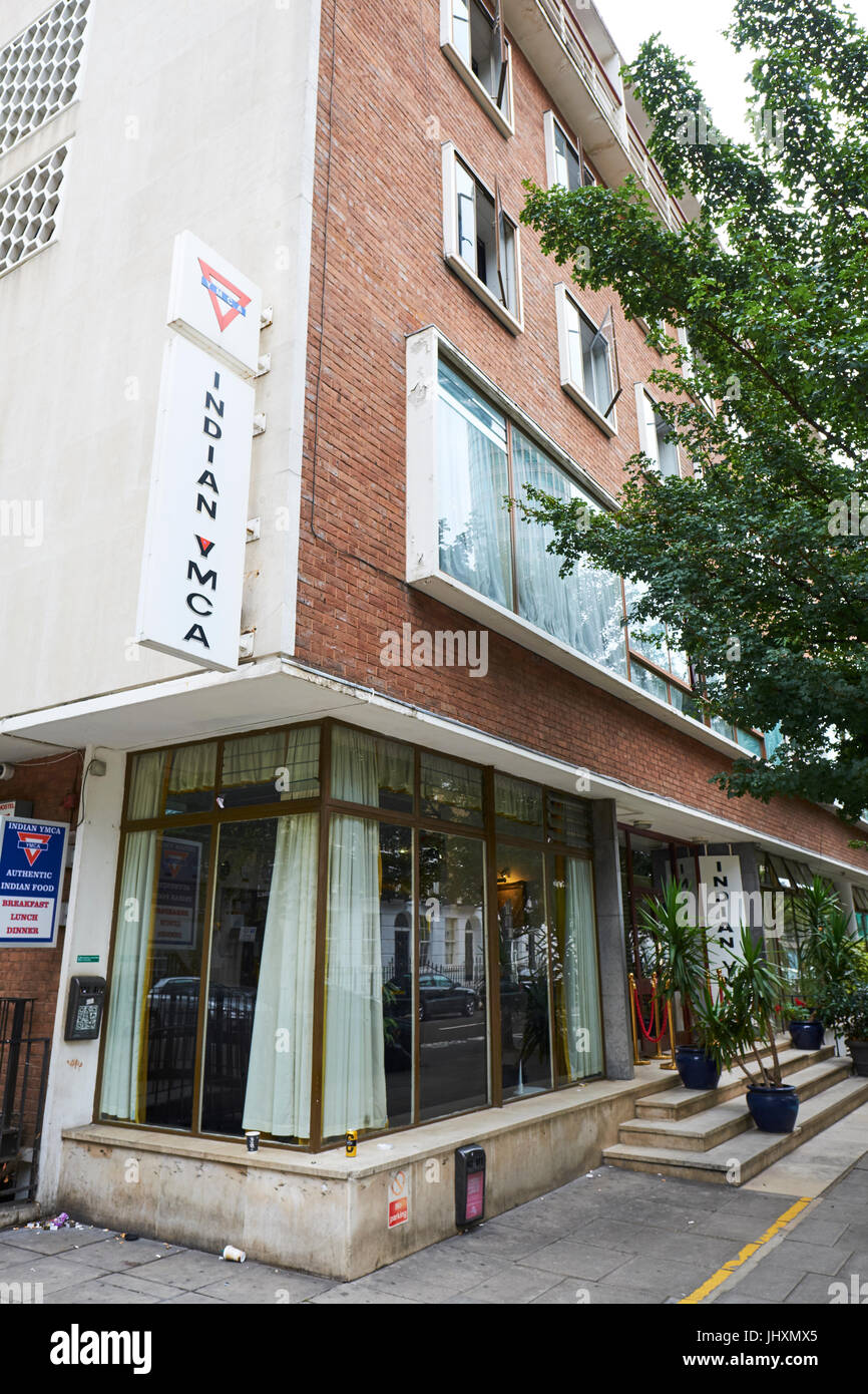 YMCA Indian Student Hostel, Fitzory Square, Bloomsbury, London, Regno Unito Foto Stock