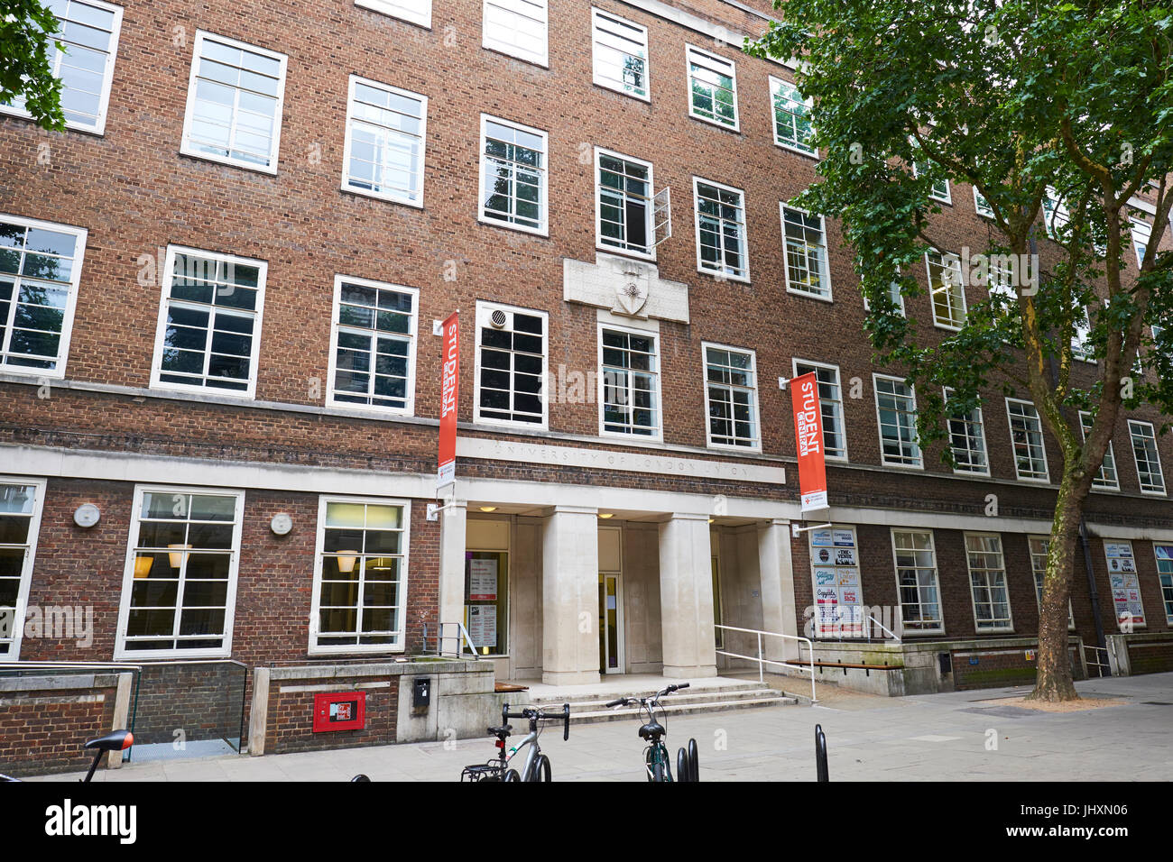 Università di Londra Unione noto anche come studente centrale, Malet Street, Bloomsbury, London, Regno Unito Foto Stock