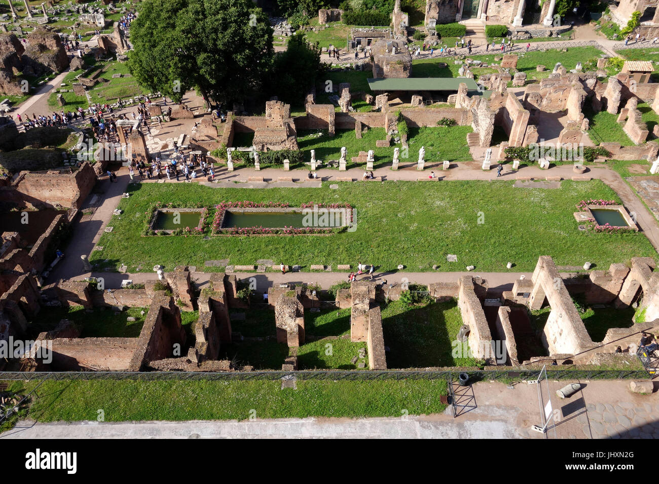 Casa delle Vestali, Vestali quarti viventi, Foro Romano, Roma, Italia Foto Stock