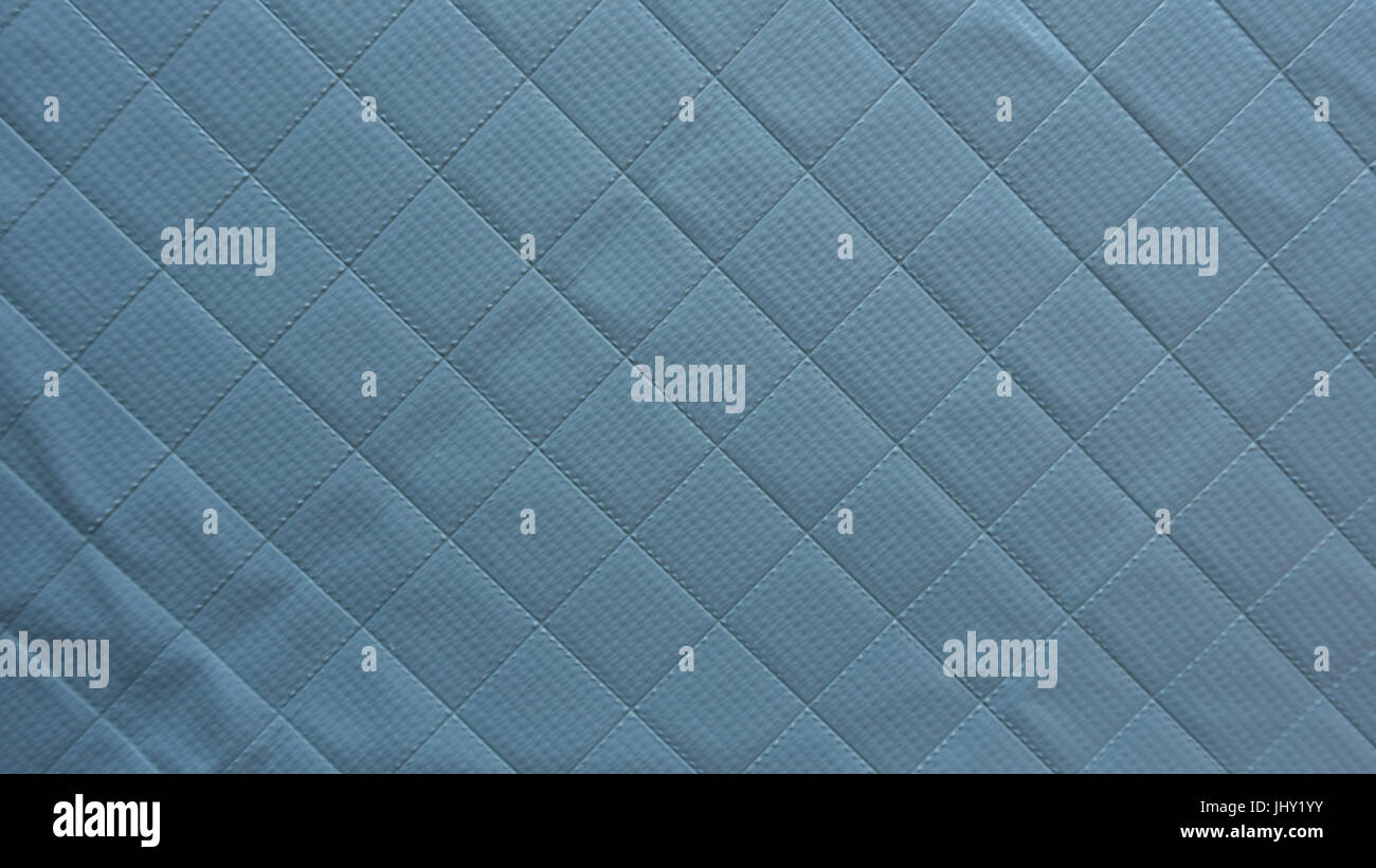 Goffrati tarp, modello trapuntato, blu grigio, impermeabile, rombi, plastica, gomma Foto Stock