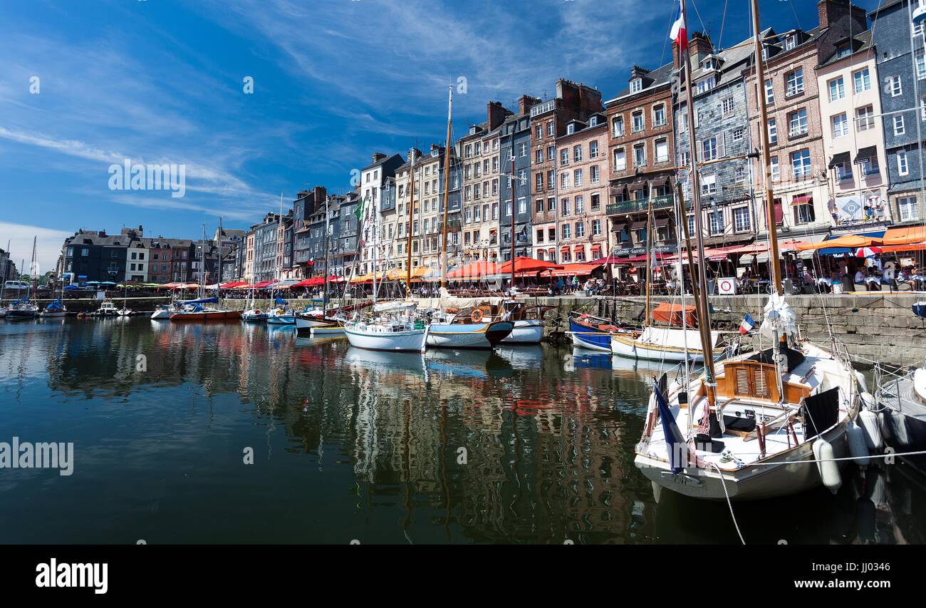 Honfleur città Francia Foto Stock