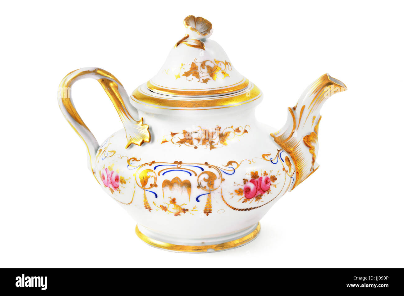 Antico caffè dal xix secolo Biedermeier (tempo). Foto Stock