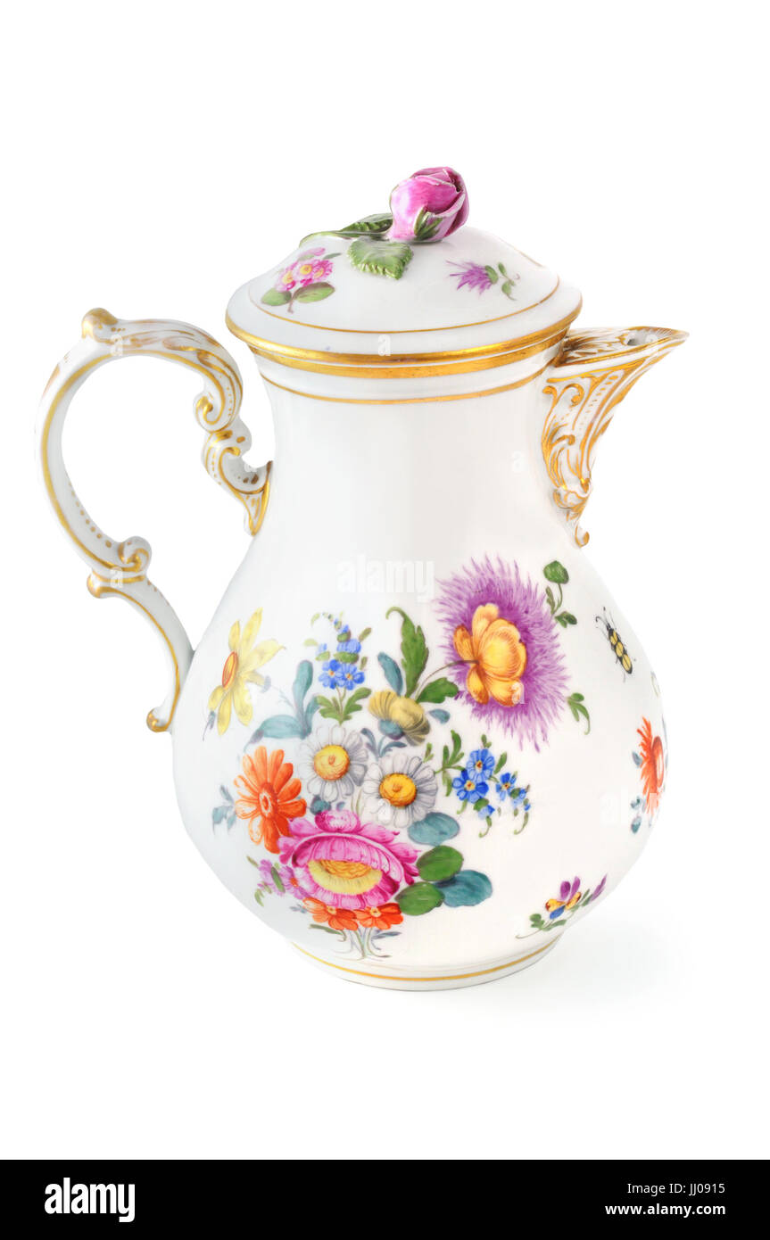 Antico caffè dal xix secolo Biedermeier (tempo). Foto Stock