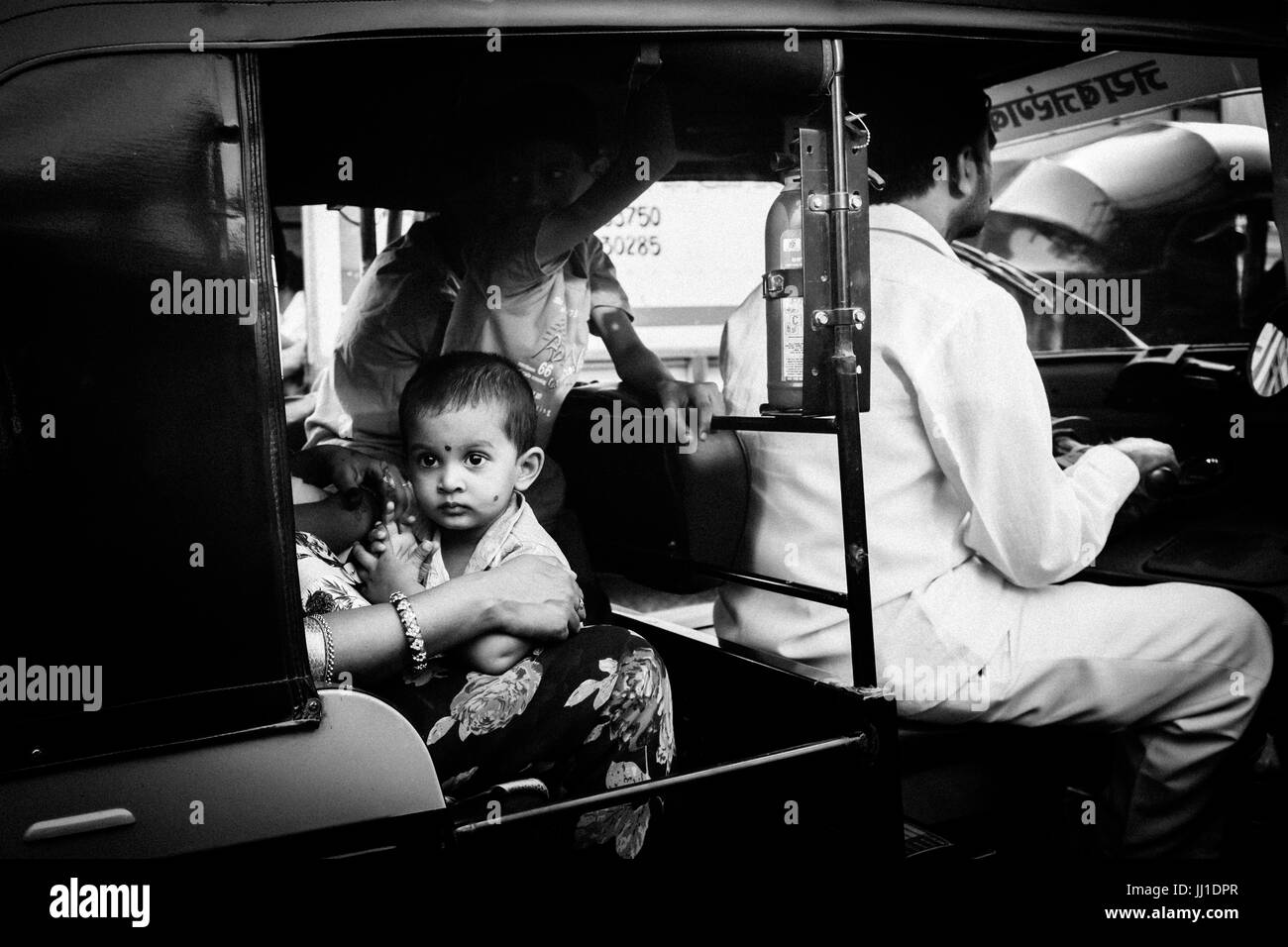 Il traffico di Mumbai Jam Foto Stock
