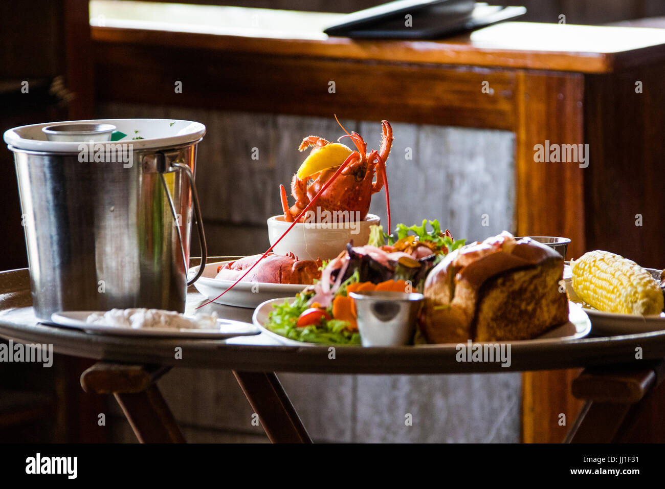 Il Nantucket Lobster Trap Restaurant, Nantucket, MA, Stati Uniti d'America Foto Stock
