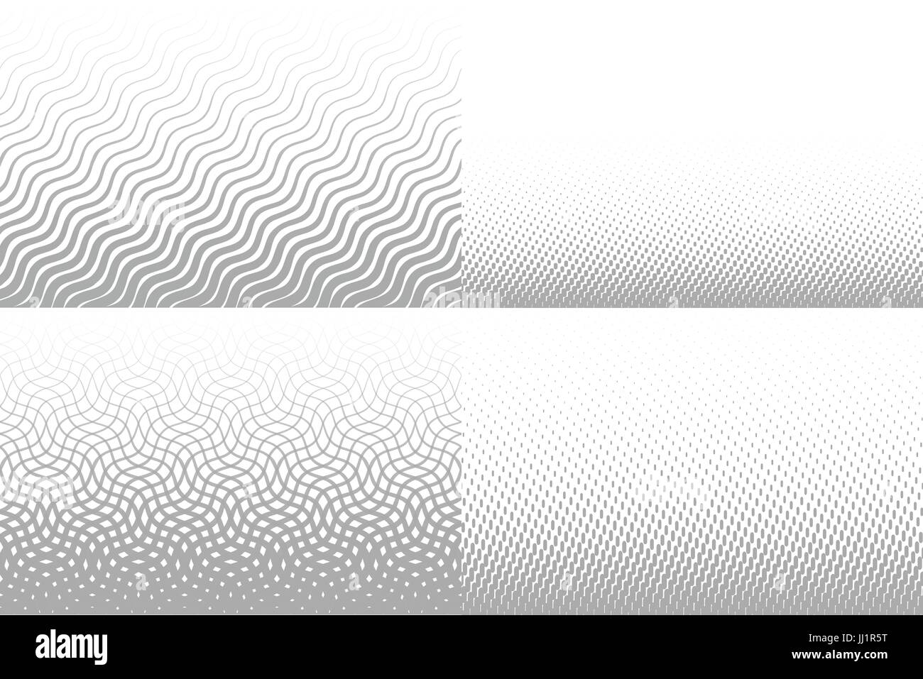 Le linee del vettore gradiente dello sfondo per brochure. Grigio texture insolite, linea rhythm patterns collection. Vettore lineare texture senza giunture Illustrazione Vettoriale