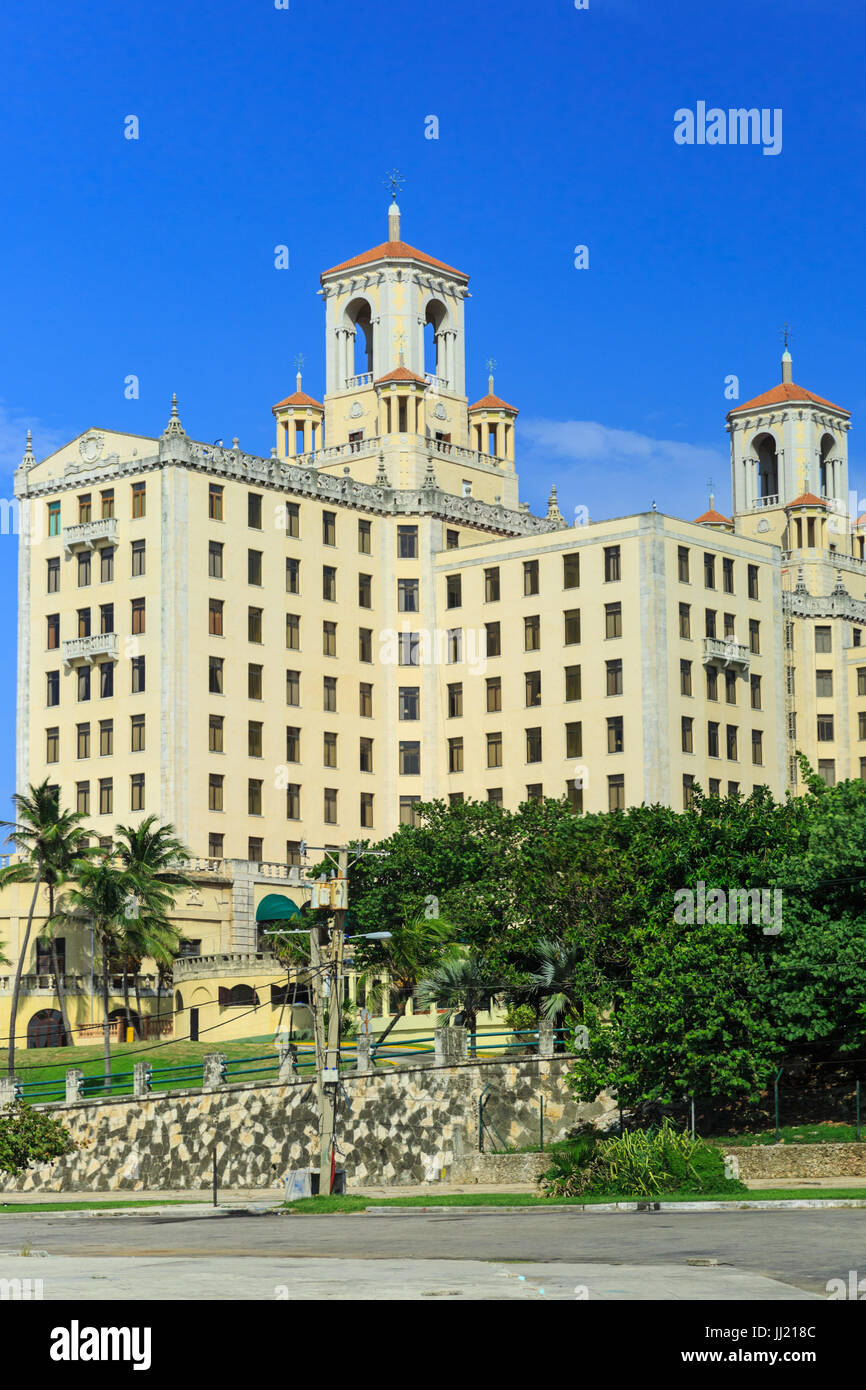 Hotel National esterno, Vedado, Havana, Cuba Foto Stock