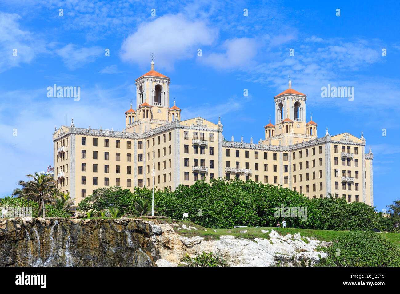Hotel Nacional de Cuba, storico edificio art deco a Vedado, Havana, Cuba Foto Stock