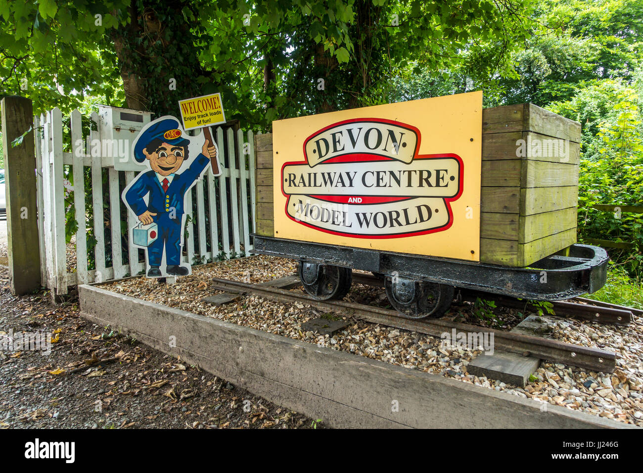 Devon Centro ferroviario e il modello Mondo Attrazione Turistica Bickleigh Tiverton Exteter Foto Stock