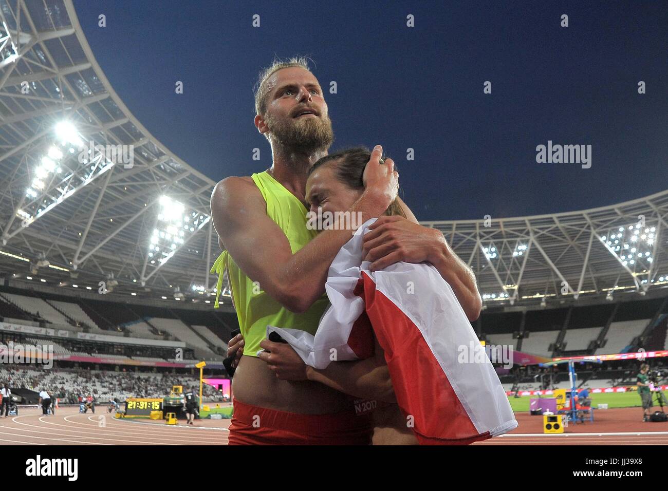 Stratford, UK. 17 lug 2017. . Mondo para di atletica. London Olympic Stadium. Queen Elizabeth Olympic Park. Stratford. Londra, Regno Unito. 17 Luglio, 2017. Credito: Sport In immagini/Alamy Live News Foto Stock