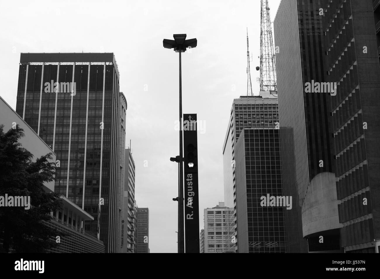 Paulista Avenue, São Paulo, Brasile Foto Stock