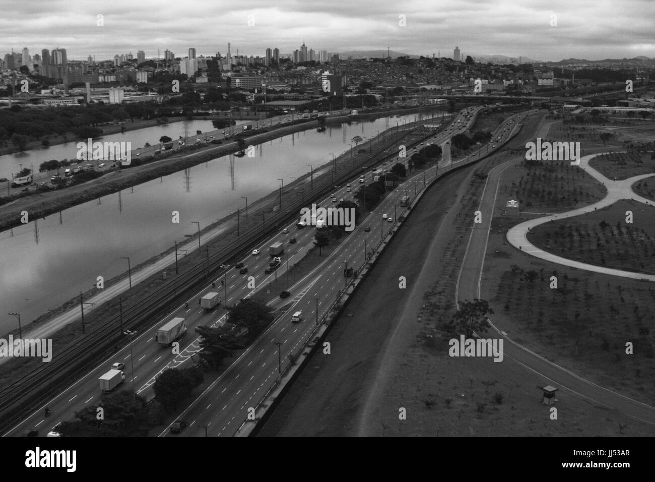 Città, São Paulo, Brasile Foto Stock