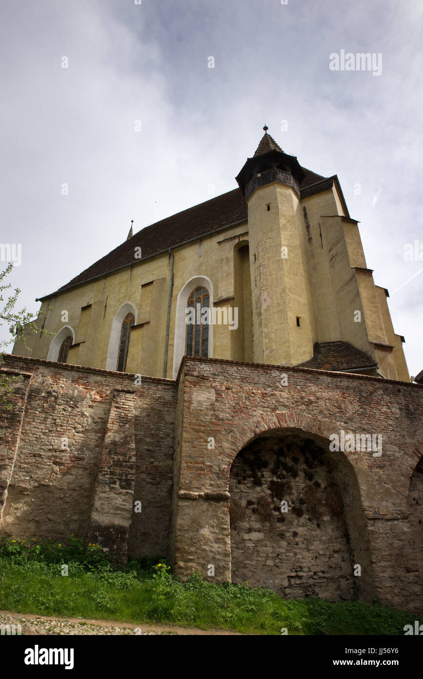 Chiesa fortificata di Biertan, Transilvania, Romania Foto Stock