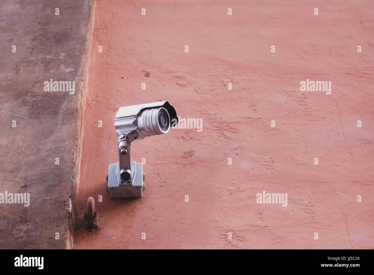 Outdoor una telecamera di sicurezza per la sorveglianza Foto Stock