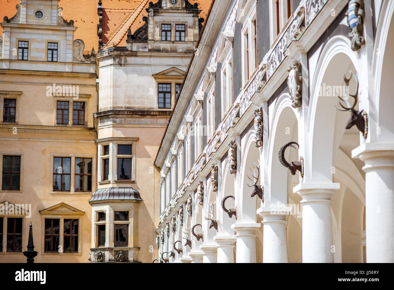 La città di Dresda in Germania Foto Stock