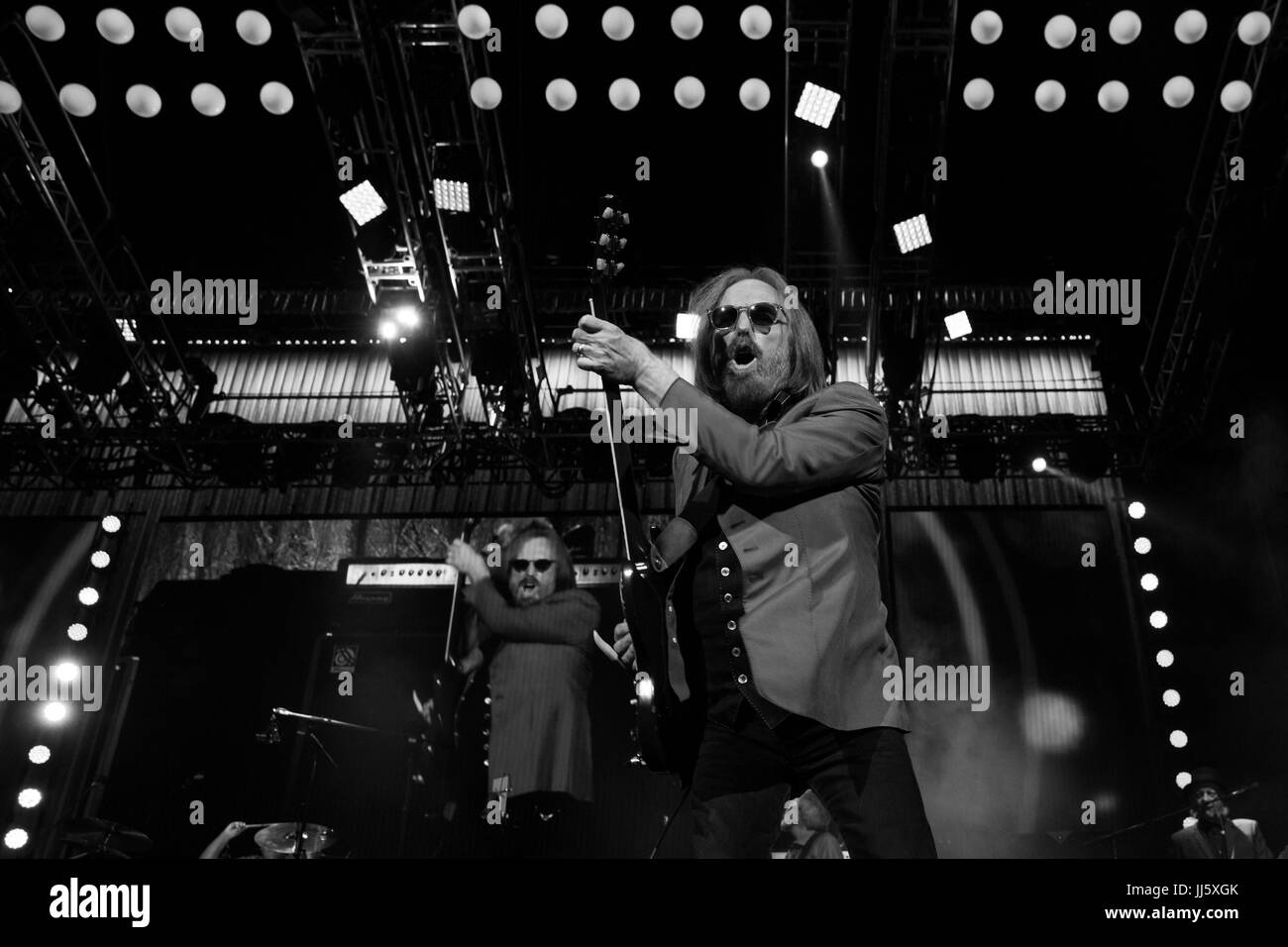 Tom Petty & The a tutto rock di eseguire a Toronto il proprio quarantesimo anniversario tour. Foto di Bobby Singh/@fohphoto Foto Stock