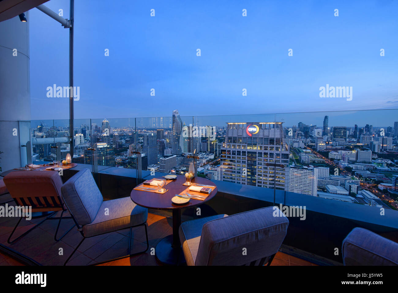 Tapas spagnoli raffinati ristoranti interni, Bangkok, Thailandia Foto Stock