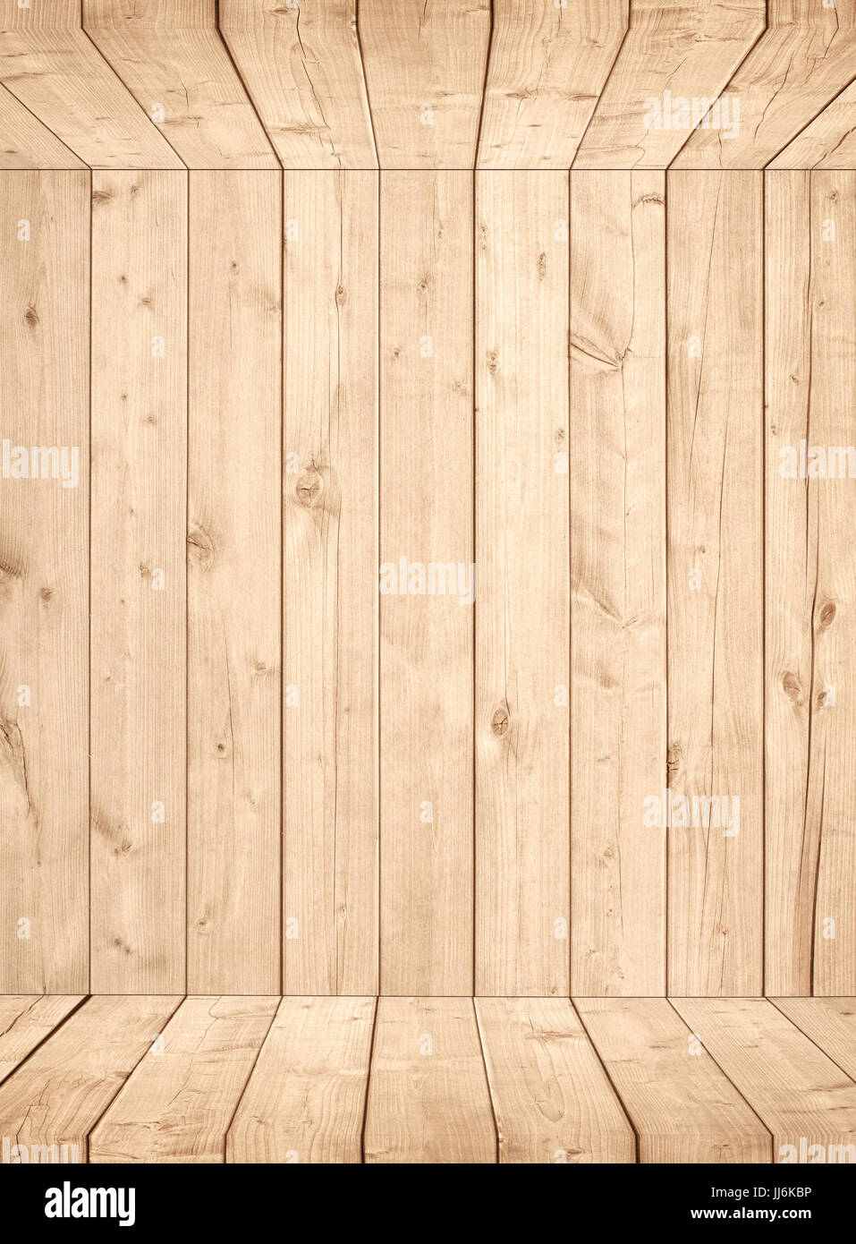 Marrone chiaro tavole di legno, parete, box, la superficie di parete. Texture di legno. Foto Stock