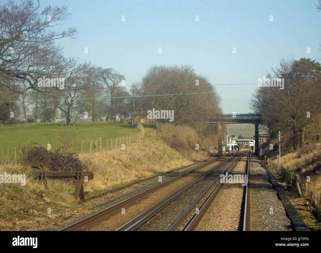 Ferrovie in Sussex Foto Stock