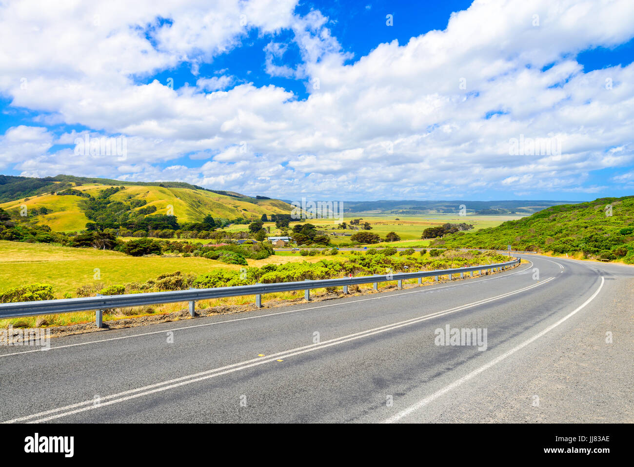 Giro panoramico lungo la Great Ocean Road, Victoria, Australia Foto Stock