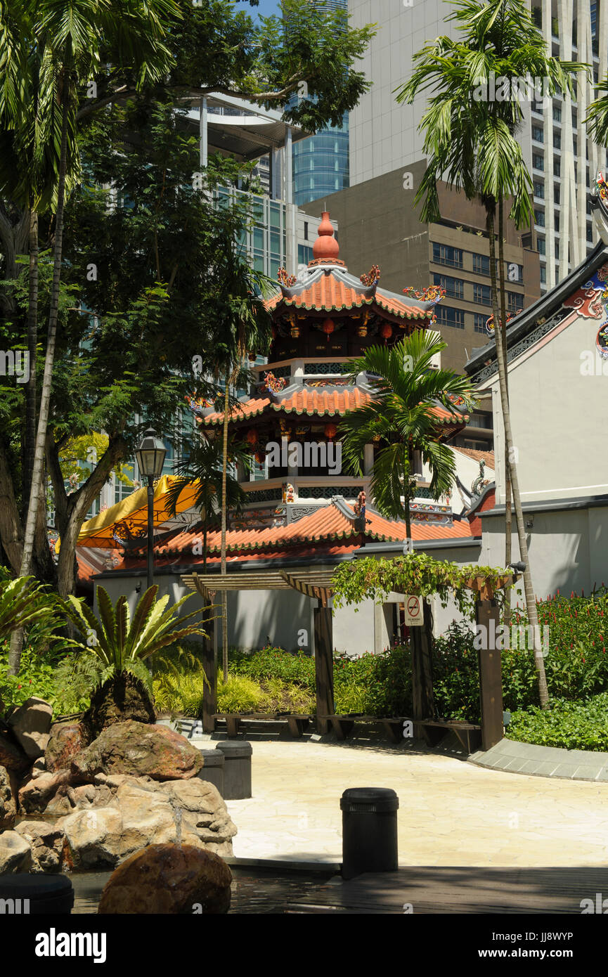 Il Singapore Yu Huang Gong, o il Tempio di giada celeste imperatore. Telok Ayer Street, Chinatown, Singapore Foto Stock