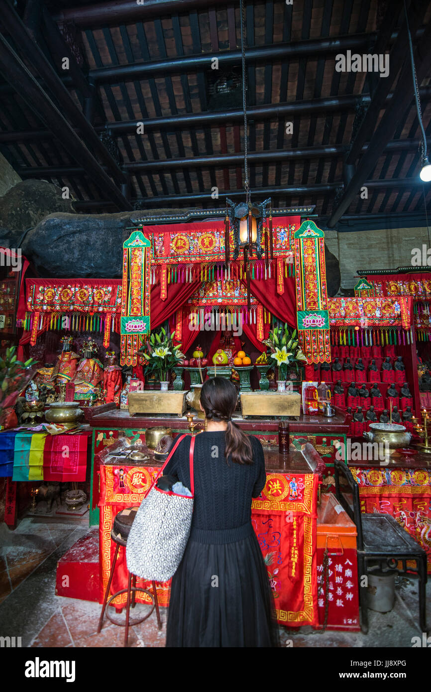 Hung Shing Temple, Wan Chai, Hong Kong Foto Stock