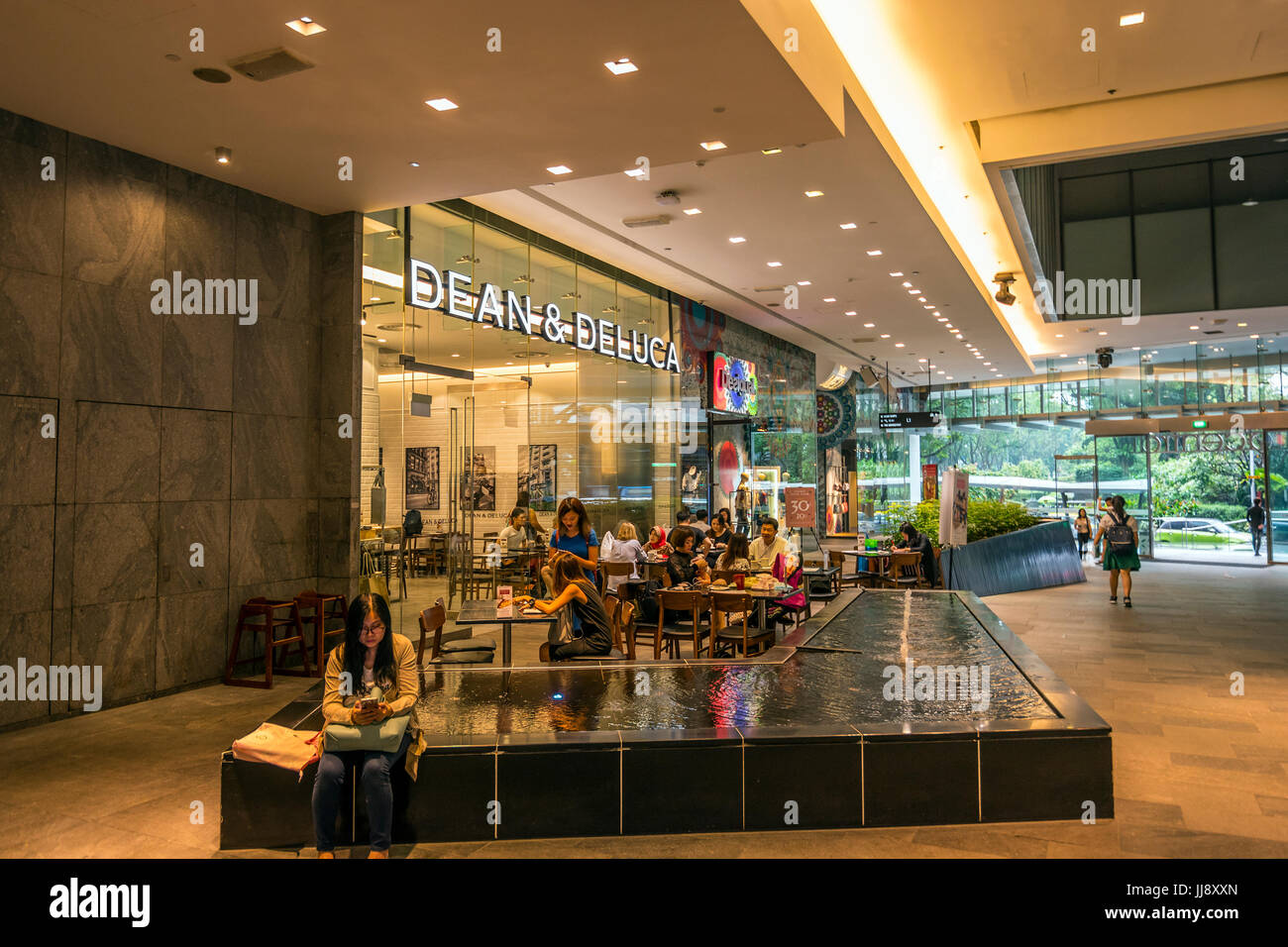 Dean & Deluca, Orchard Gateway Mall, Singapore Foto Stock