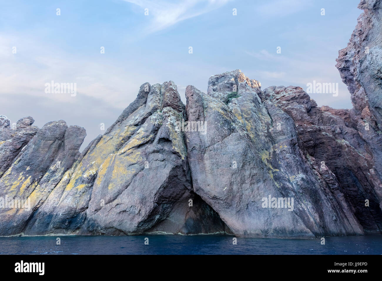 La Scandola, Riserva Naturale, Porto, Corsica, Francia Foto Stock